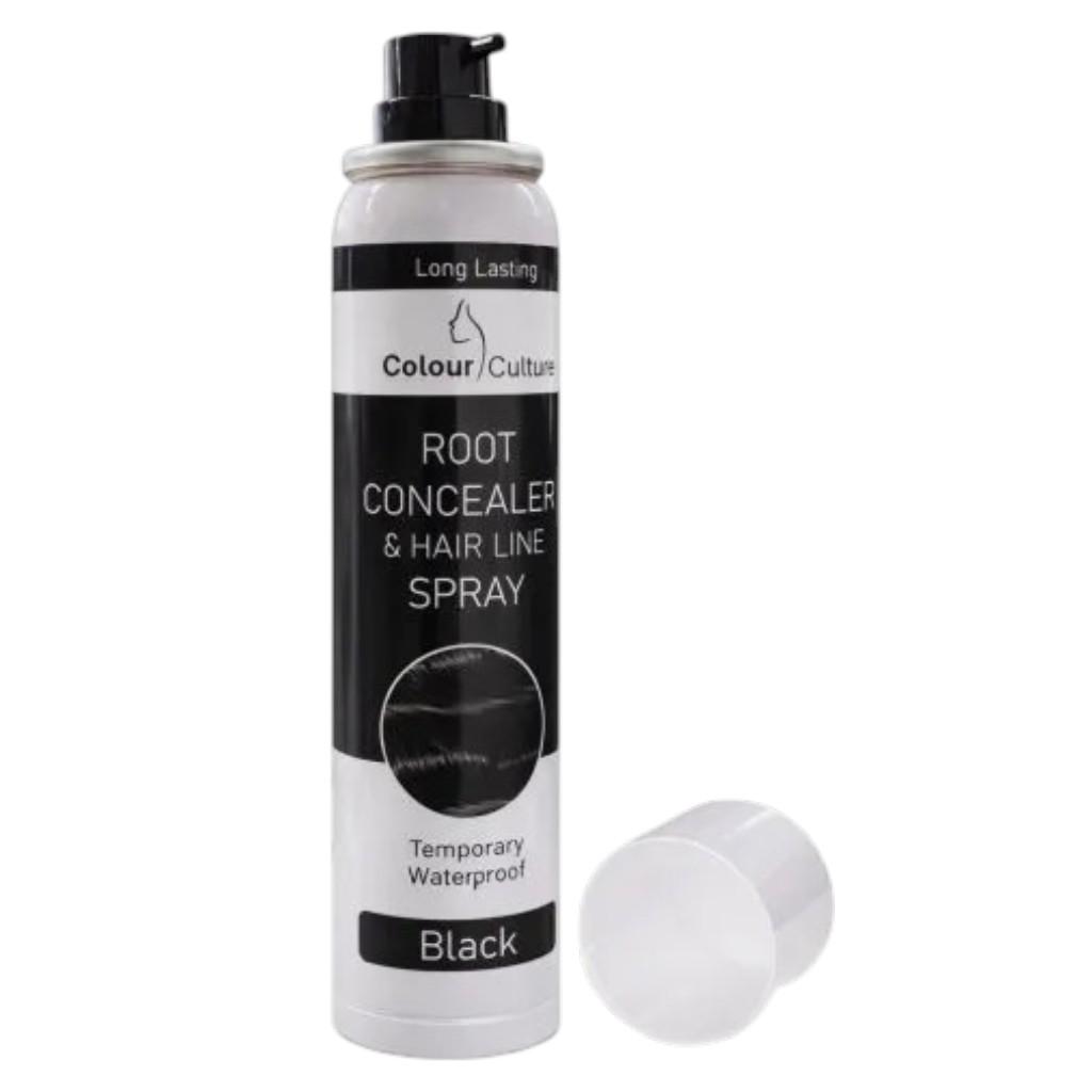 Colour Culture Root Concealer & Hair Line Spray Black – 75ml