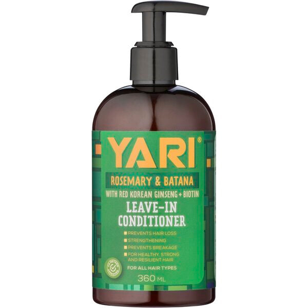 Yari Rosemary & Batana Leave-In Conditioner with Red Korean Ginseng & Biotin – 360ml