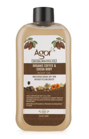 Agor Organic Coffee & Cocoa Body Oil 250ml