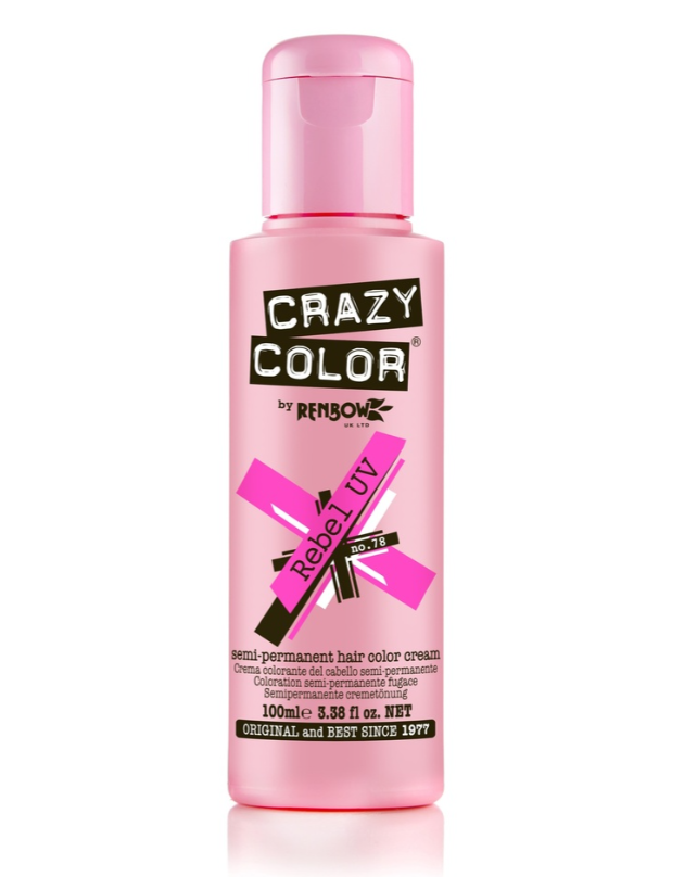 Crazy Color Semi-Permanent Hair Color Cream 100ml