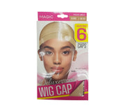 Deluxe Stocking Wig Cap – 6 Pack