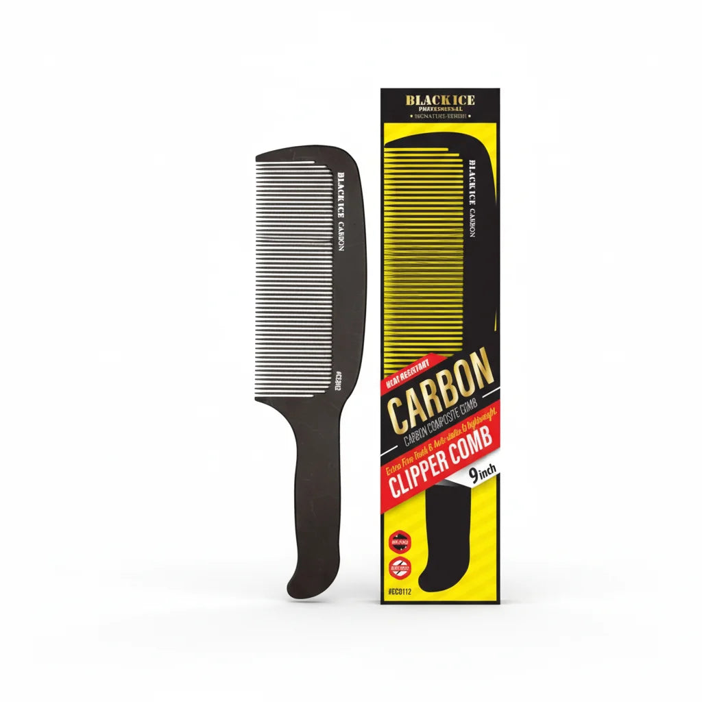 Carbon Clipper Comb – 9 Inch