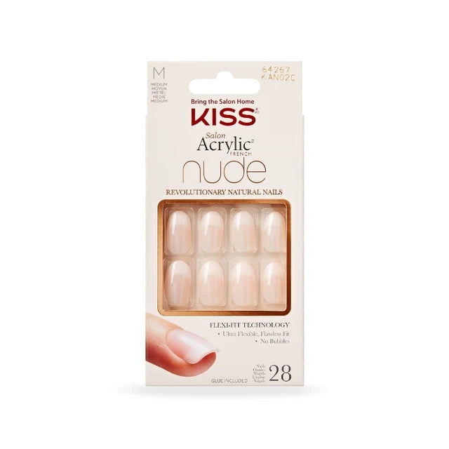 Acrylic French Nude Nails – Graceful