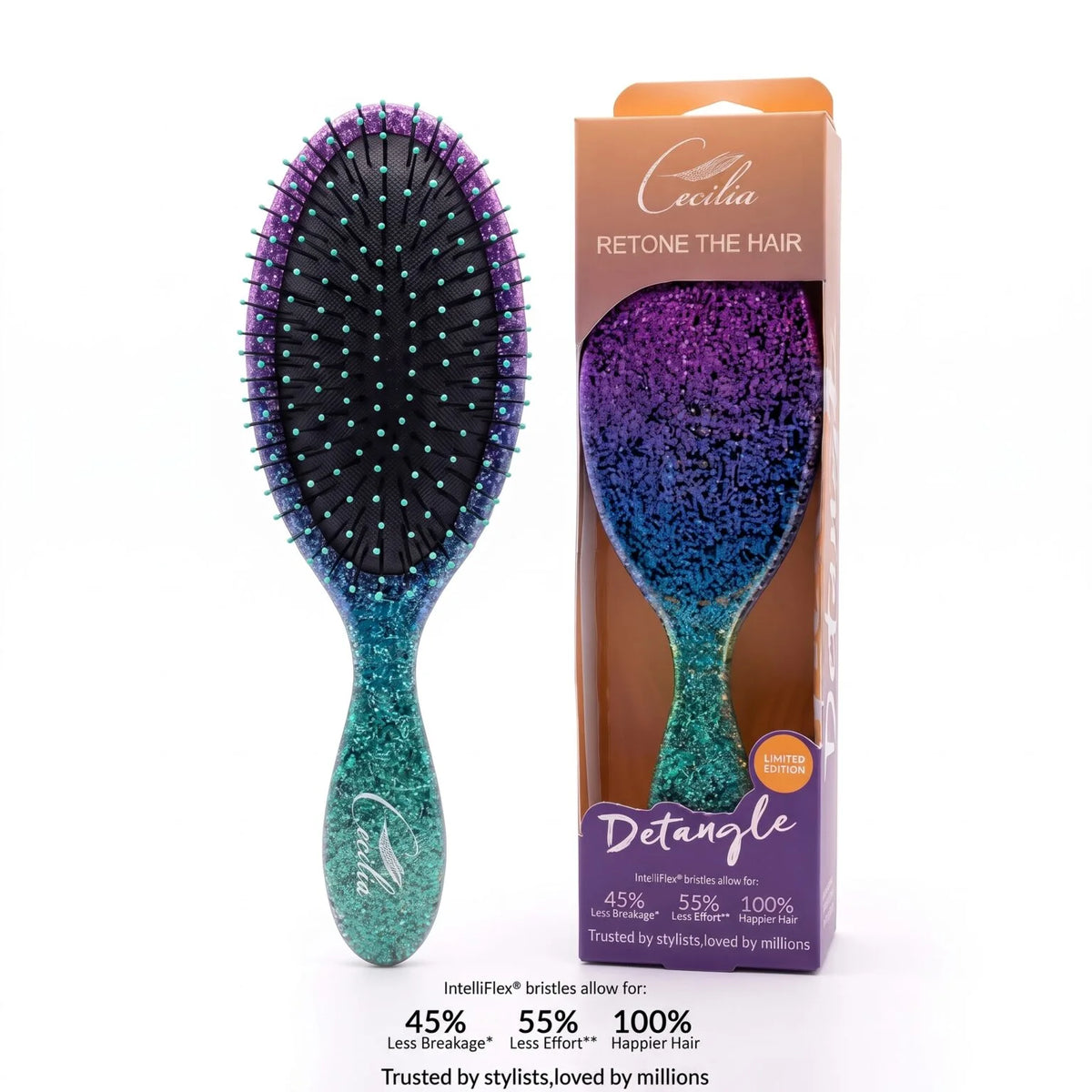 Detangling Round Cushion Hair Brush