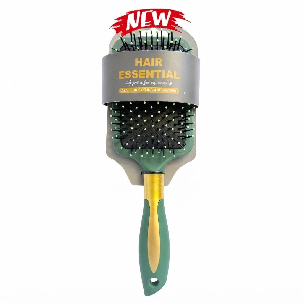 Wide Paddle Brush – Dark Green
