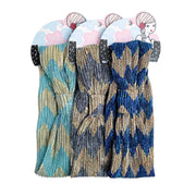 Shimmer Chevron Pleated Headband – Assorted Colours