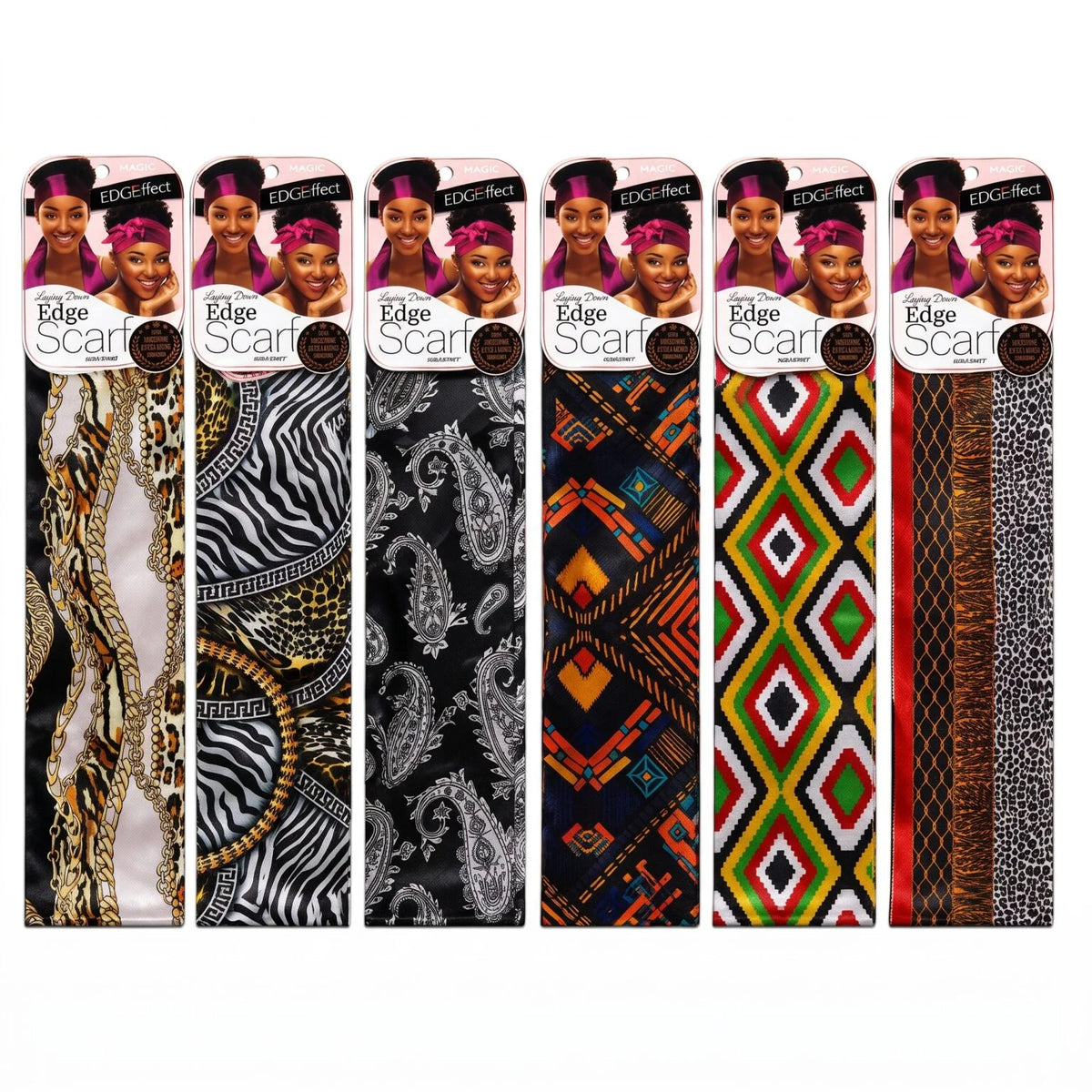 Edge Effect Laying Down Edge Scarf – Assorted Patterns
