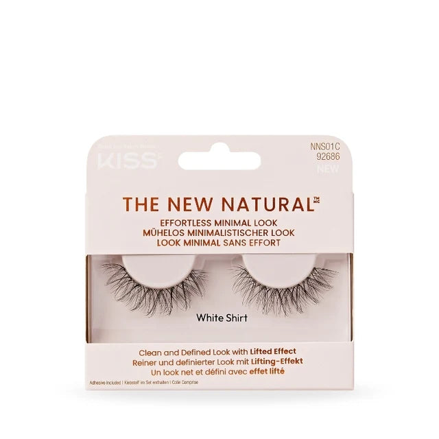KISS The New Natural False Eyelashes – White Shirt