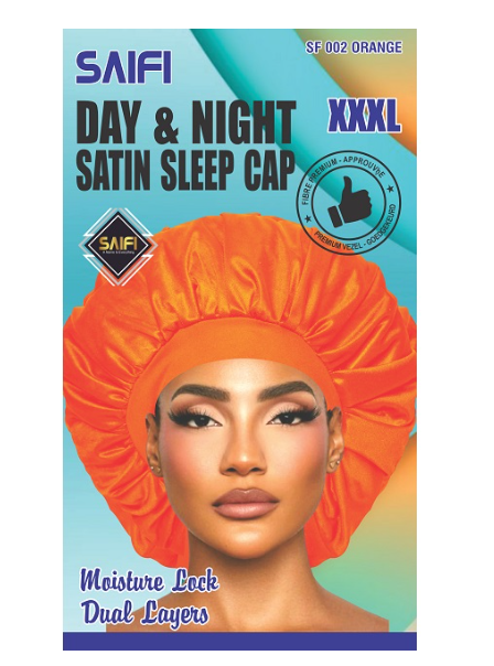 SAIFI Day & Night Satin Sleep Cap XXL