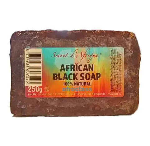 100% Natural African Black Soap