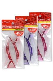 Magic Collection Power Grip Clips – 2 Pack 4.5" Assorted