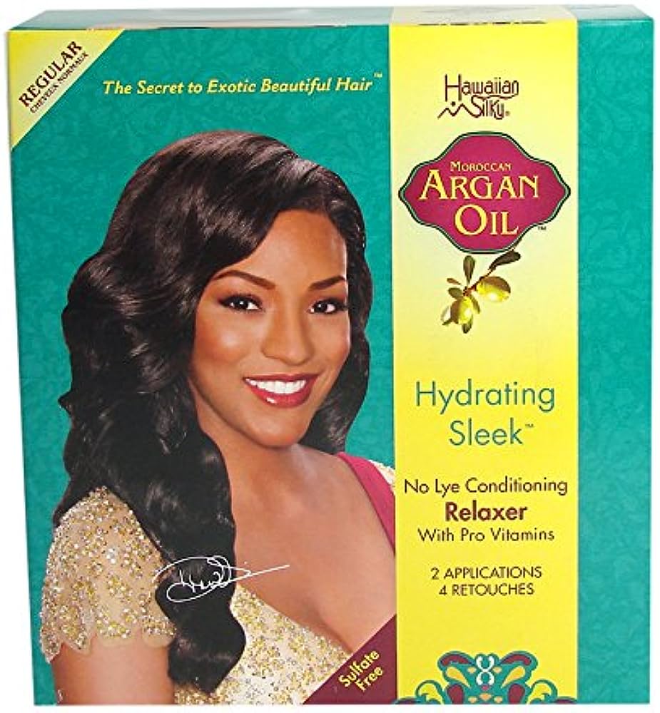 Argan Oil Hydrating Sleek No-Lye Conditioning Relaxer Regular