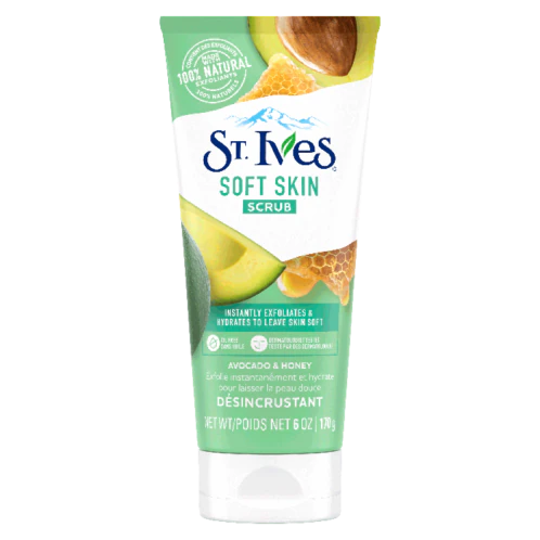 Soft Skin Face Scrub Avocado & Honey 170g