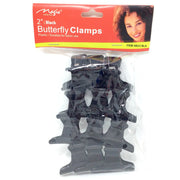 Butterfly Clamps 2" – Black 12 pcs