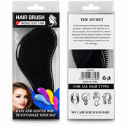 Detangling Hair Brush – Massage Scalp & Hair – Black