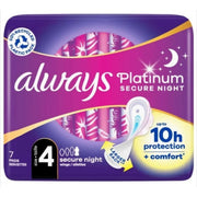 Platinum Secure Night Size 4 with Wings 7pcs