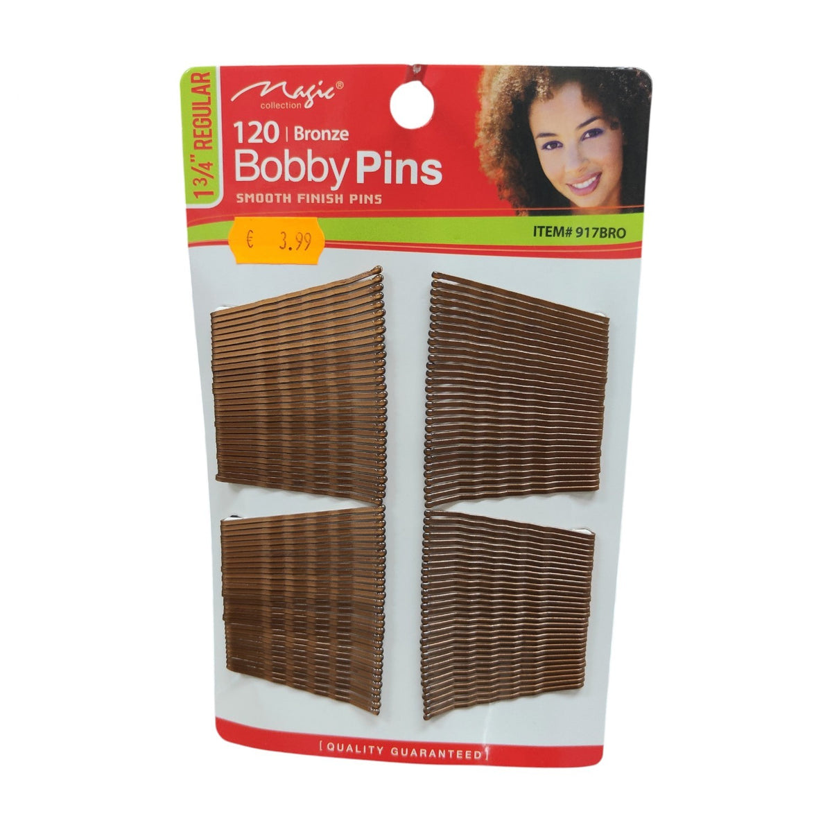 Magic Collection 120 Bobby Pins – Smooth Finish