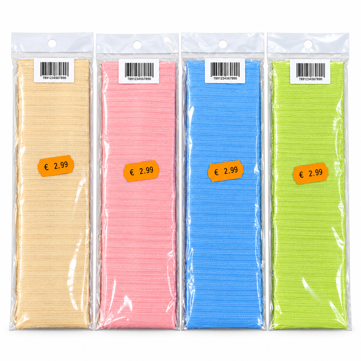 Textured Band Hair Wrap – Assorted Colours