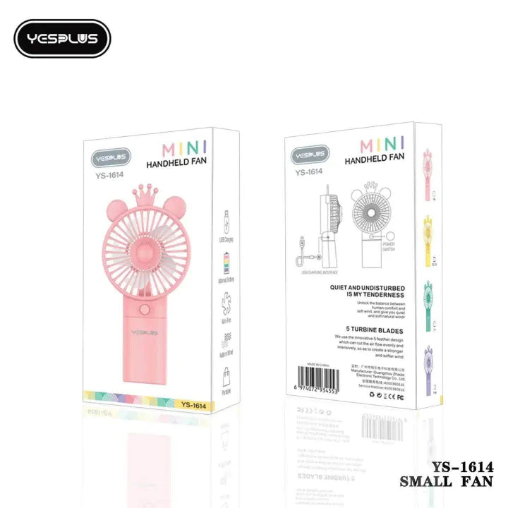 YS-1614 Rechargeable Mini Handy Fan