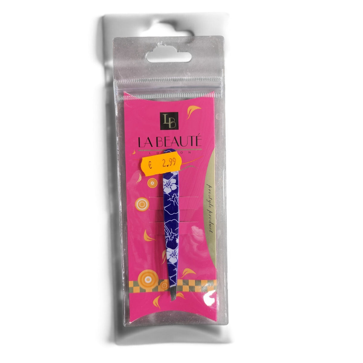 Glitter Slant Tweezer blue