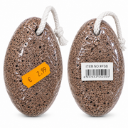 Natural Pumice Stone Foot Scrubber with Hanging Rope