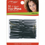 Magic Collection Ball Tip Hair Pins – 32 Pack 3"
