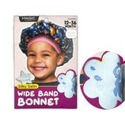 Kids Silky Satin Wide Band Bonnet – Pattern