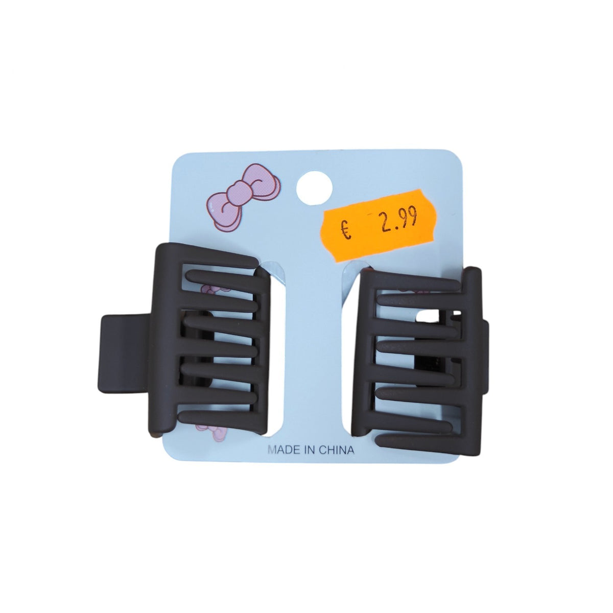 2-Piece Square Hair Claw Clip Set