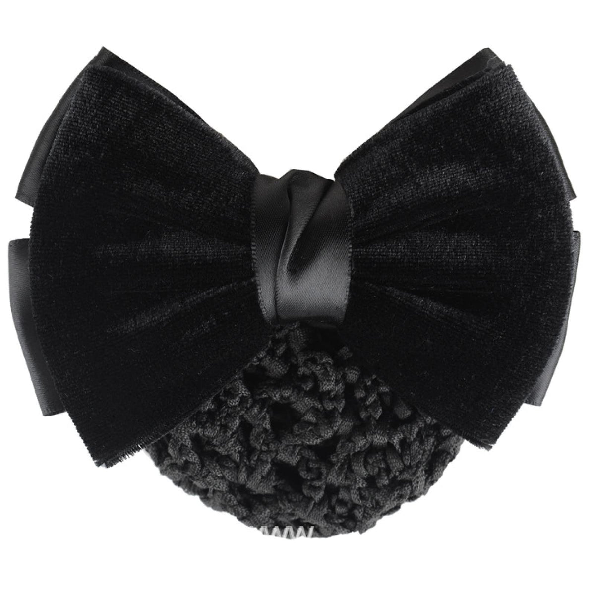 Bow Type Hair Clip with Hair Net