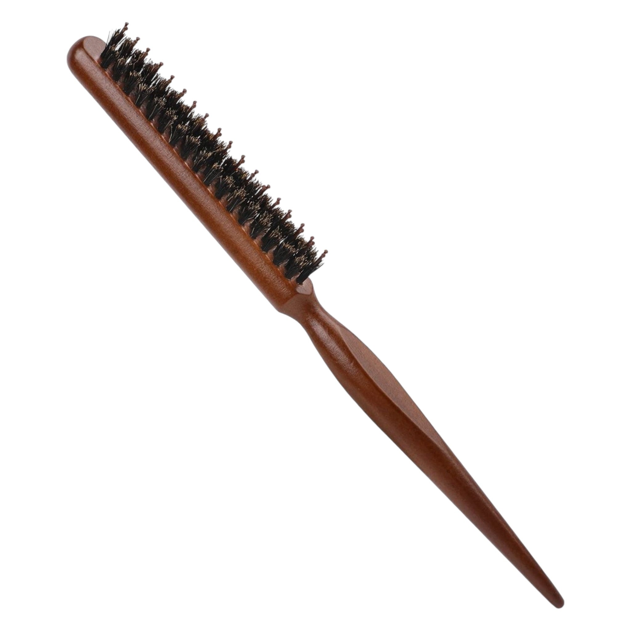 3-Row Mixed Bristle Teasing & Styling Brush with Tail Handle