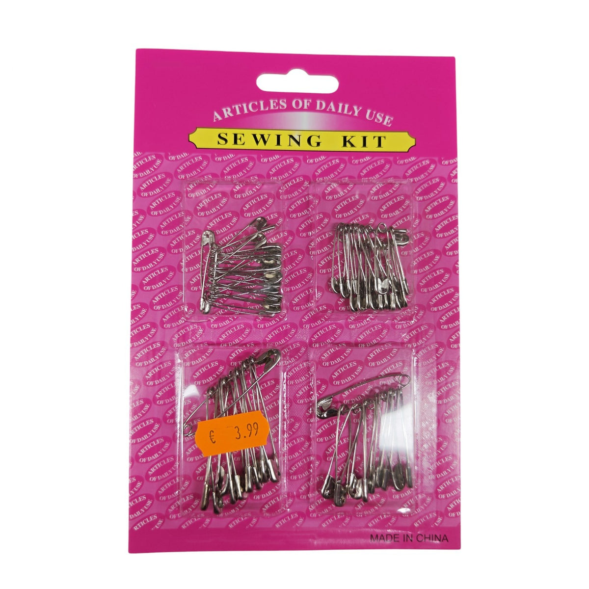 Assorted Safety Pins Sewing Kit – Multi-Size Pack