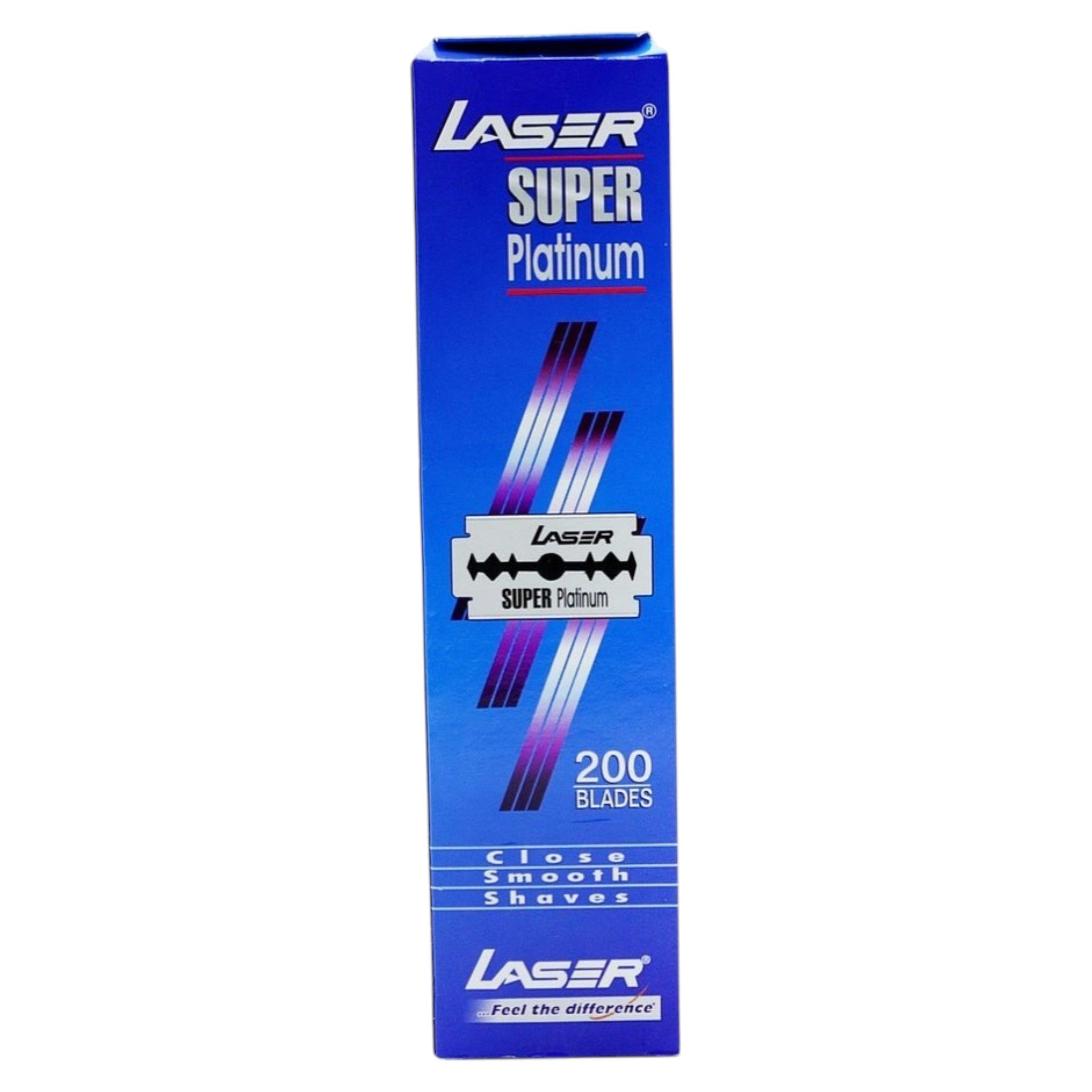 Laser Super Platinum Razor Blades – 200 Blades