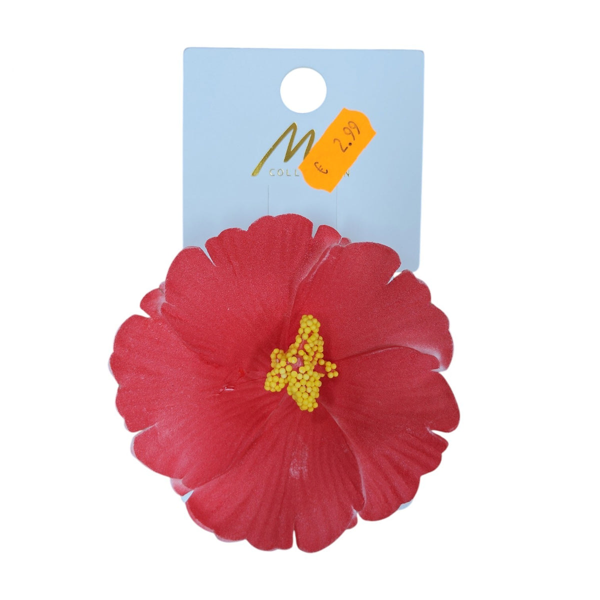 Large Hibiscus Flower Hair Clip