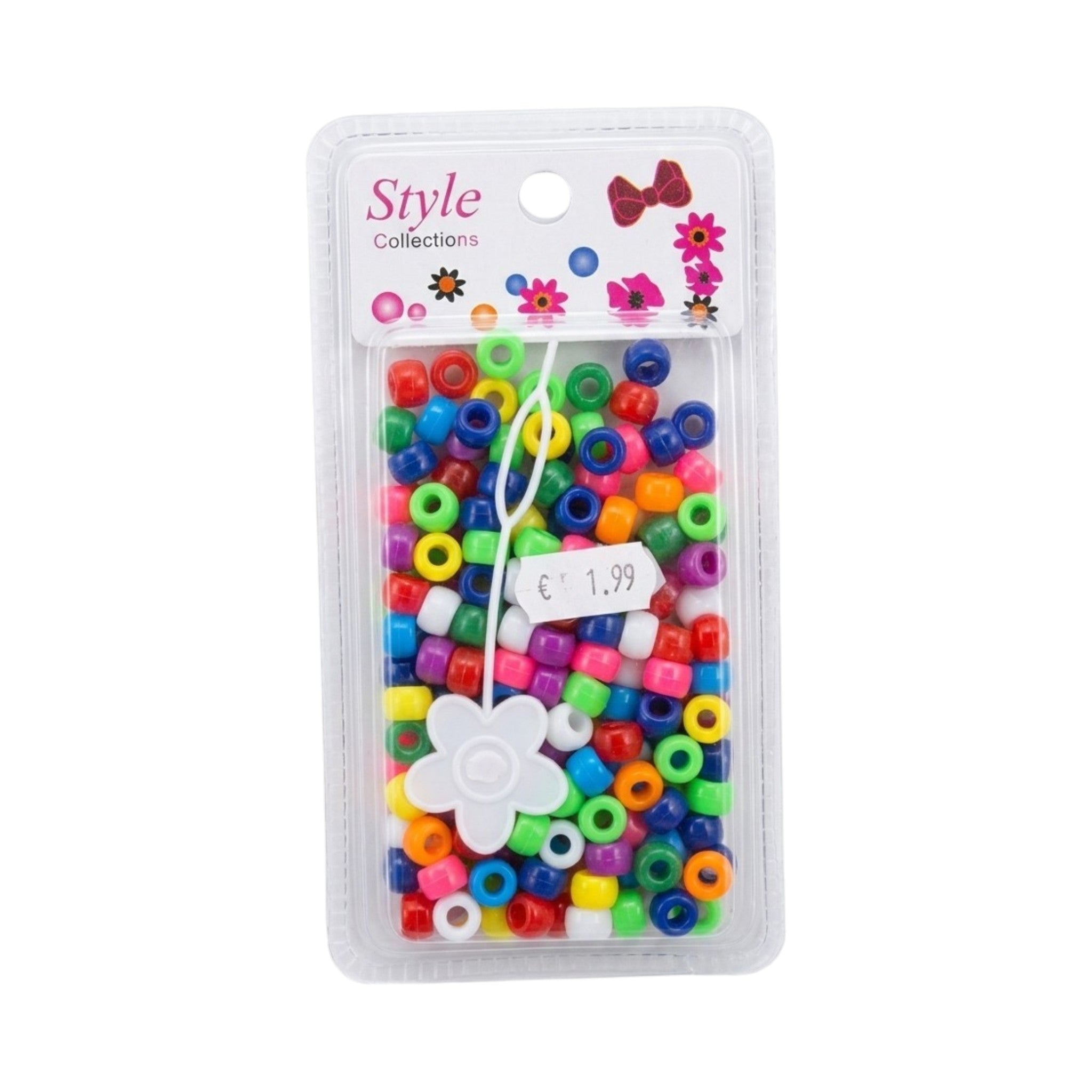 Hair Beads Assorted Colors - Small