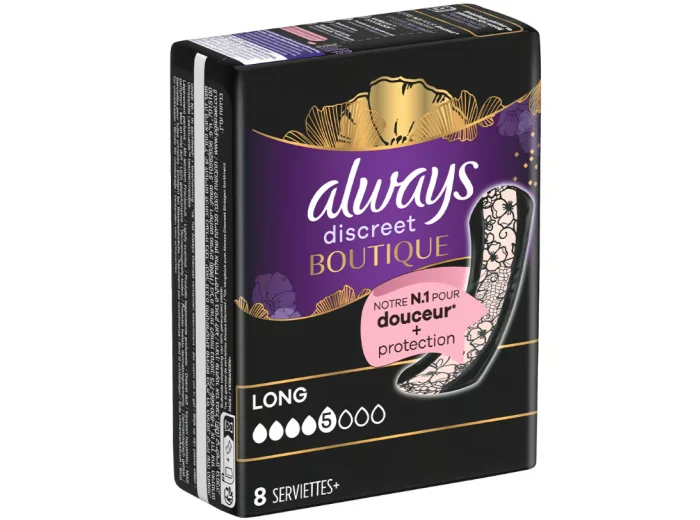Discreet Boutique Long Incontinence Pads 8pcs