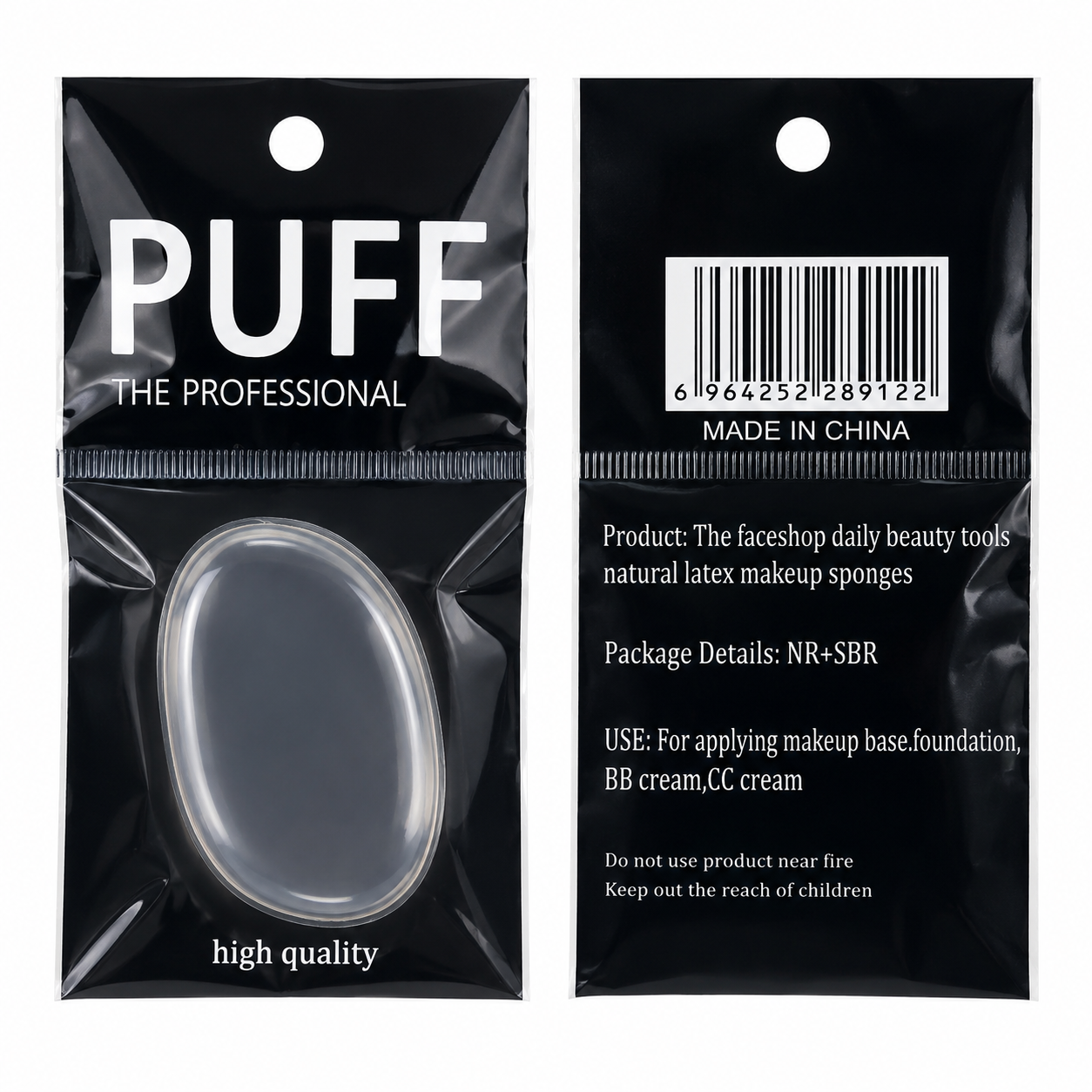 Silicone Makeup Puff – Clear Foundation & BB Cream Applicator