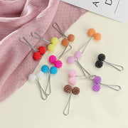 Pearl Ball Scarf Safety Pins