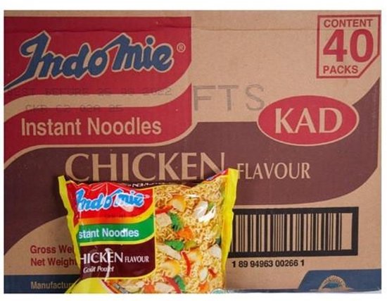 Instant Noodles (EU) Chicken Flavour Full Carton pack of 40