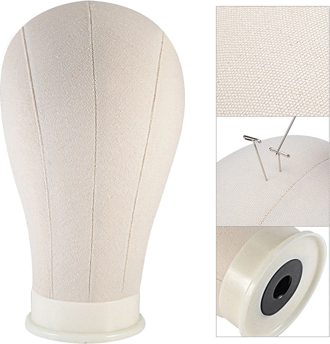Professional Canvas Wig Head