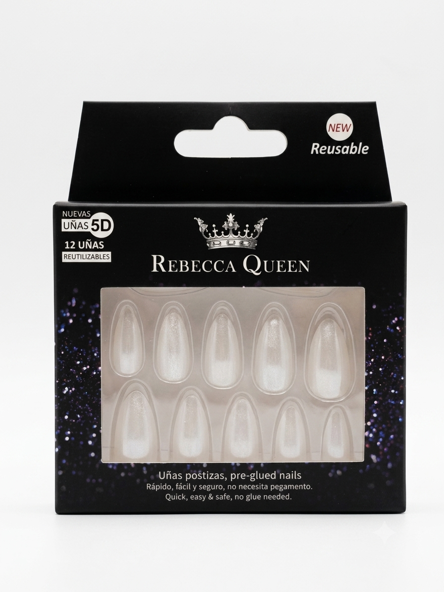 Rebecca Queen Pre-Glued False Nails