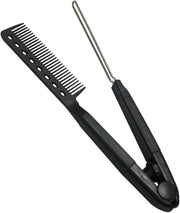 V-Shape Hair Straightening Comb & Sectioning Brush