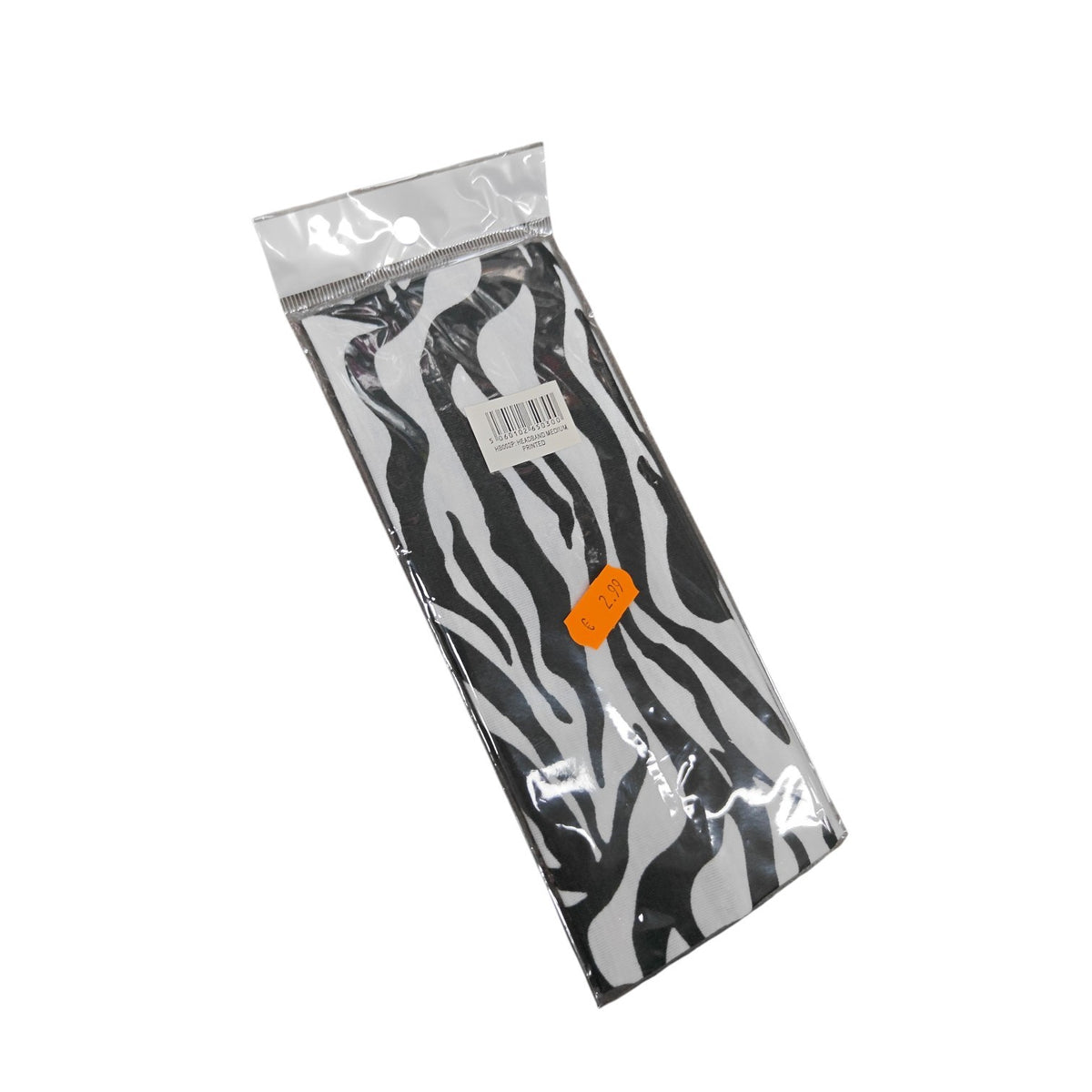 Zebra Print Wide Stretch Headband Assorted