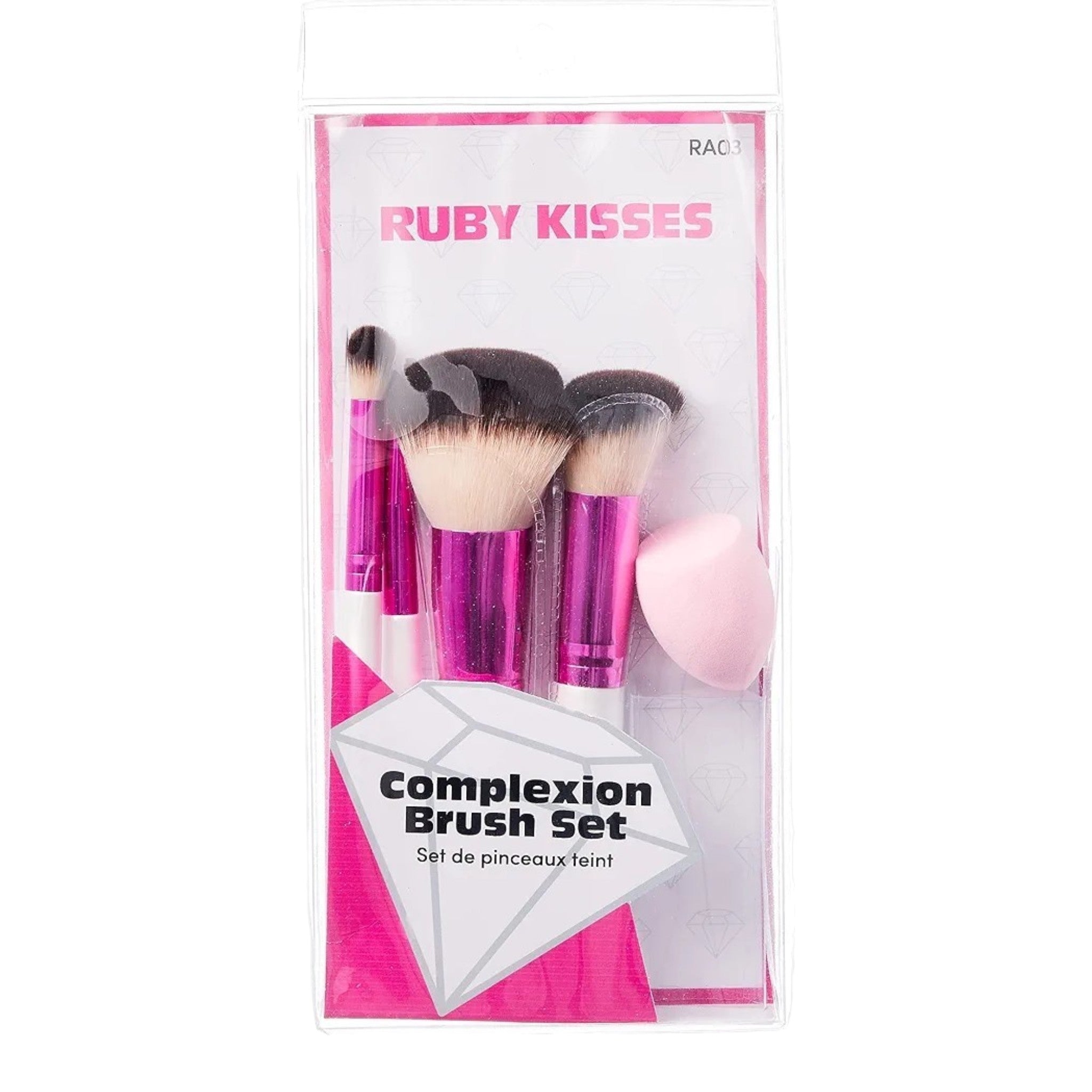 Travel Size Brush Set with Blending Sponge