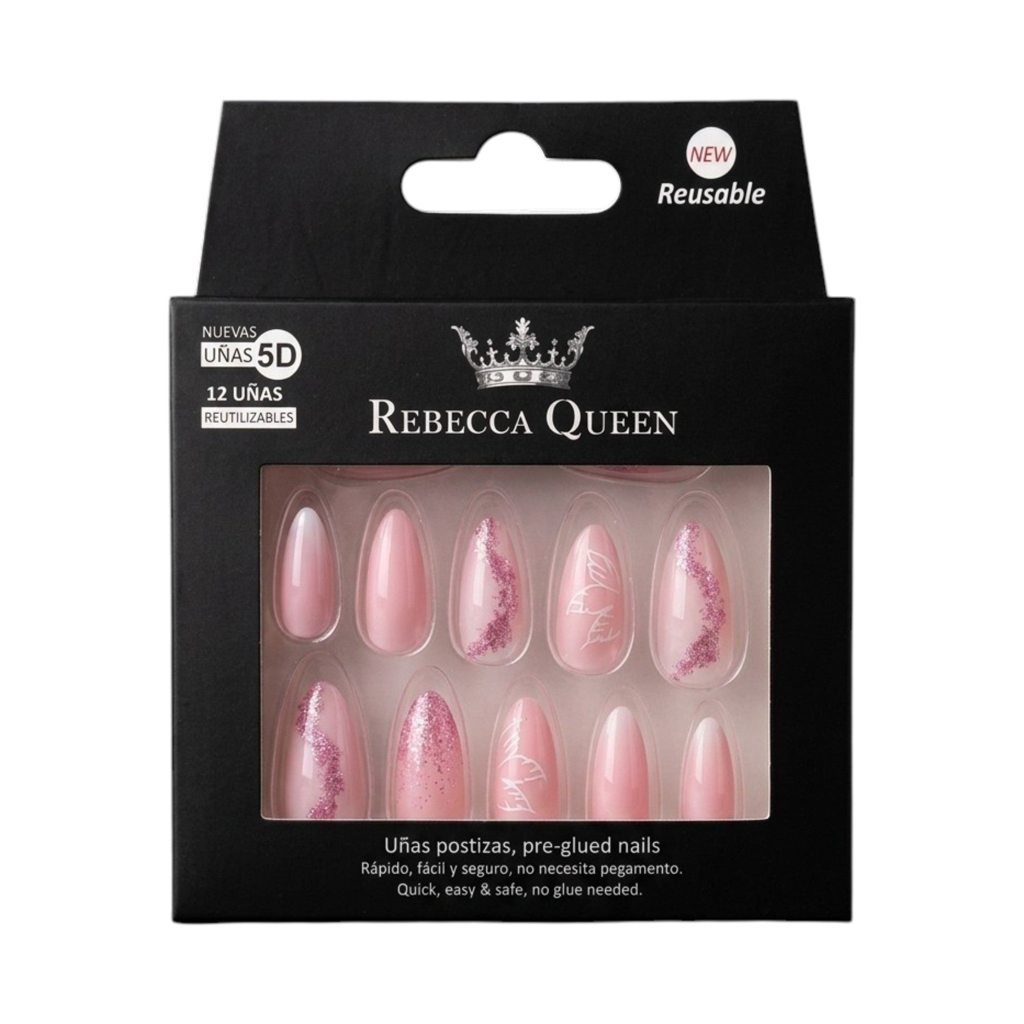 Rebecca Queen Pre-Glued False Nails