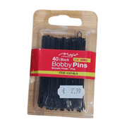 Bobby Pins Black 2 ¾" Jumbo - 40pcs