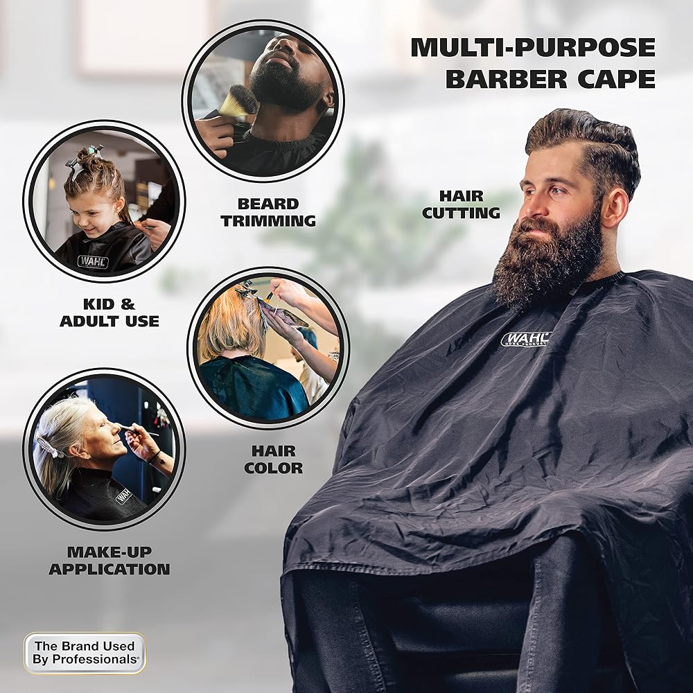 Hair Cutting Cape – Black