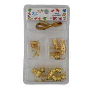 Hair Accessory Metal Beads With String
