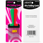 Afro Folding Comb – Metal Hair Pick