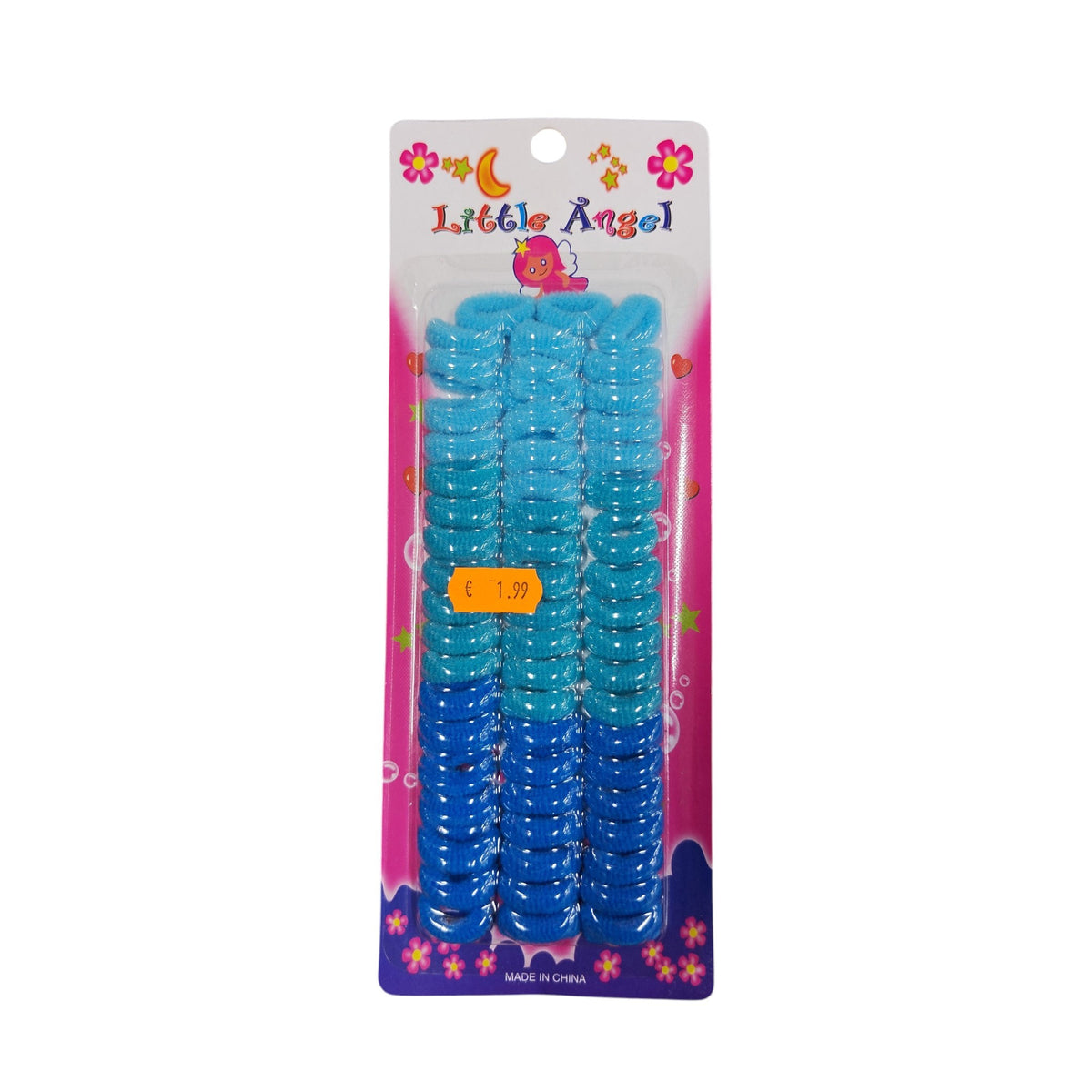 60 PCS Spiral Ponytail Hair Elastics – Colorful