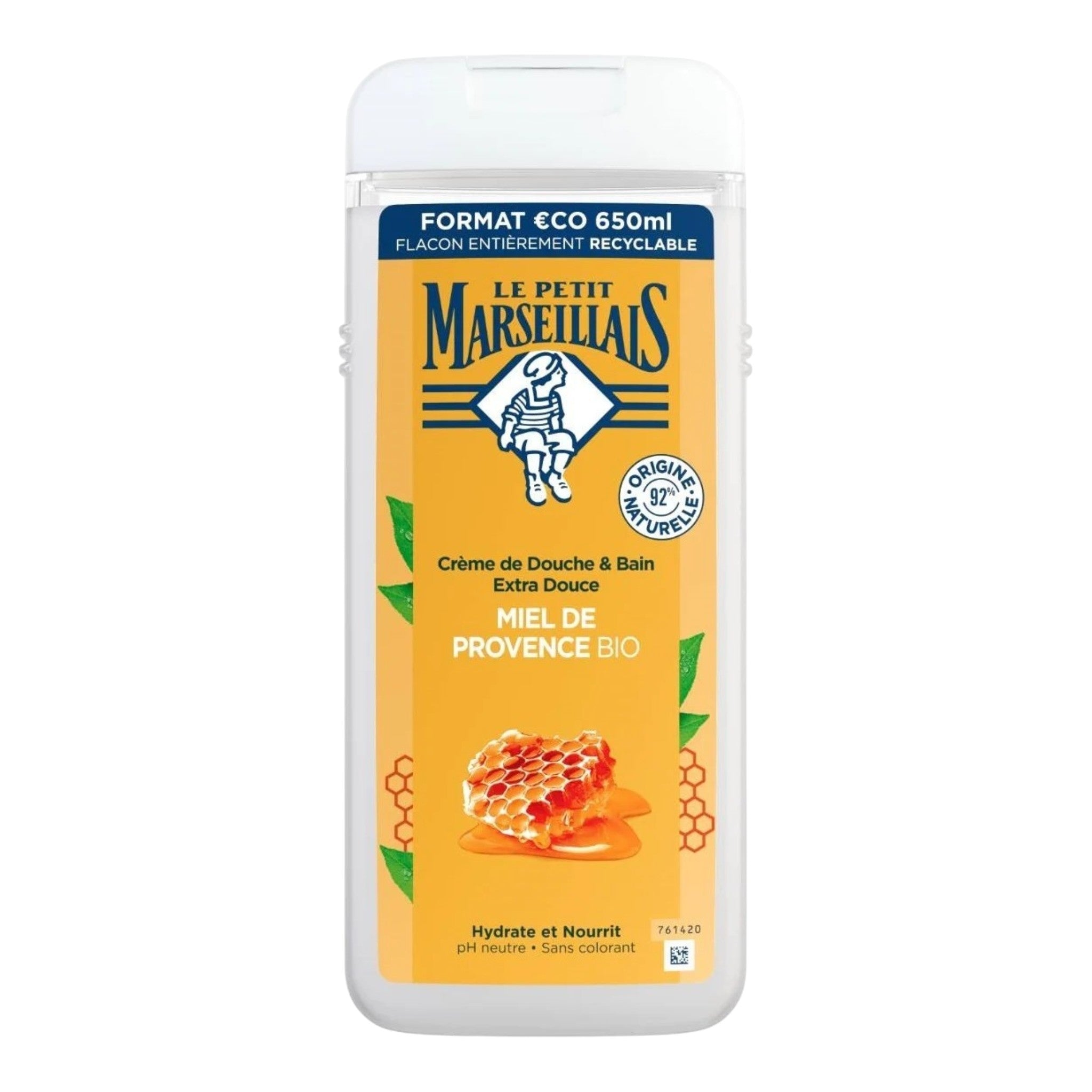 Extra Gentle Organic Honey Shower Gel 380ml
